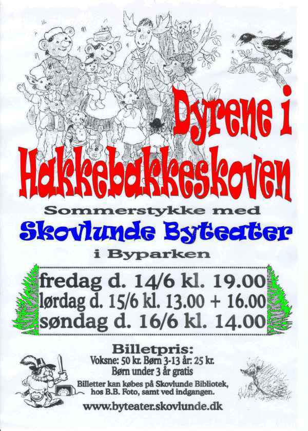 Plakat til sommerstykke 2002