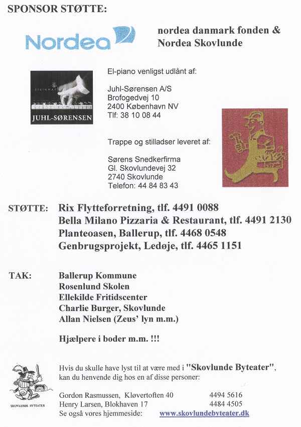 Program side 4 for 'M�d mig p� Cassiopeia', 2003