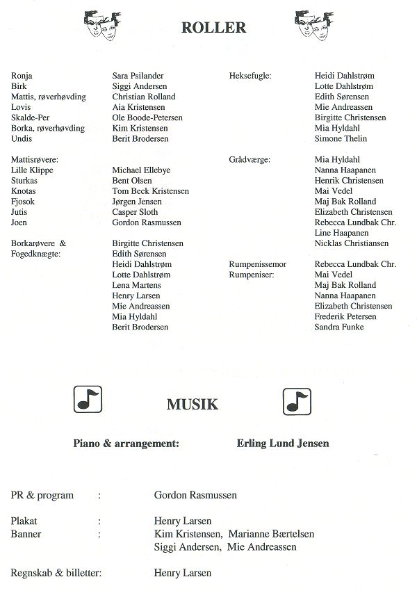 Program side 3 for 'Ronja R�verdatter', 2005