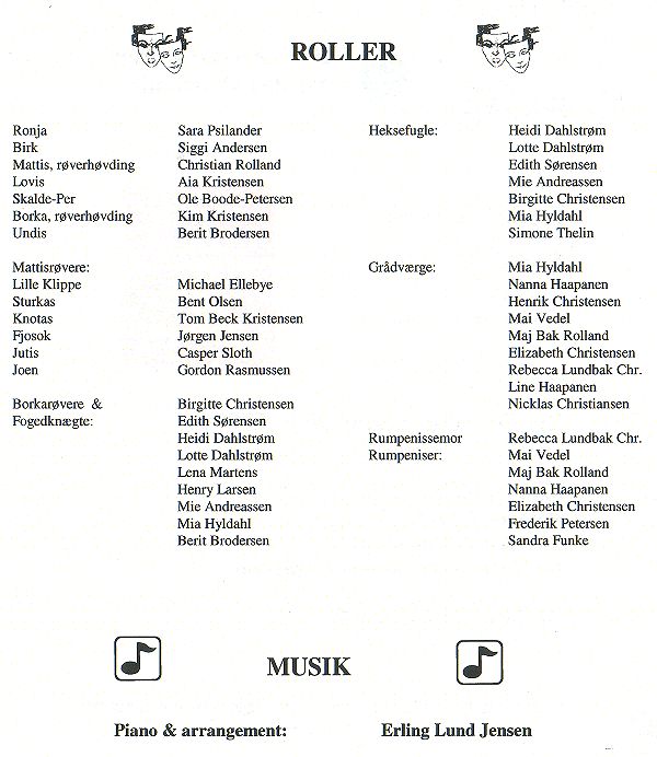Rolleliste sommerstykke 2005