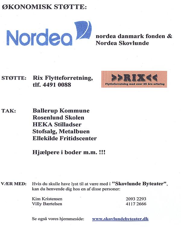 Program side 4 for 'Folk og R�vere i Kardemomme By', 2008
