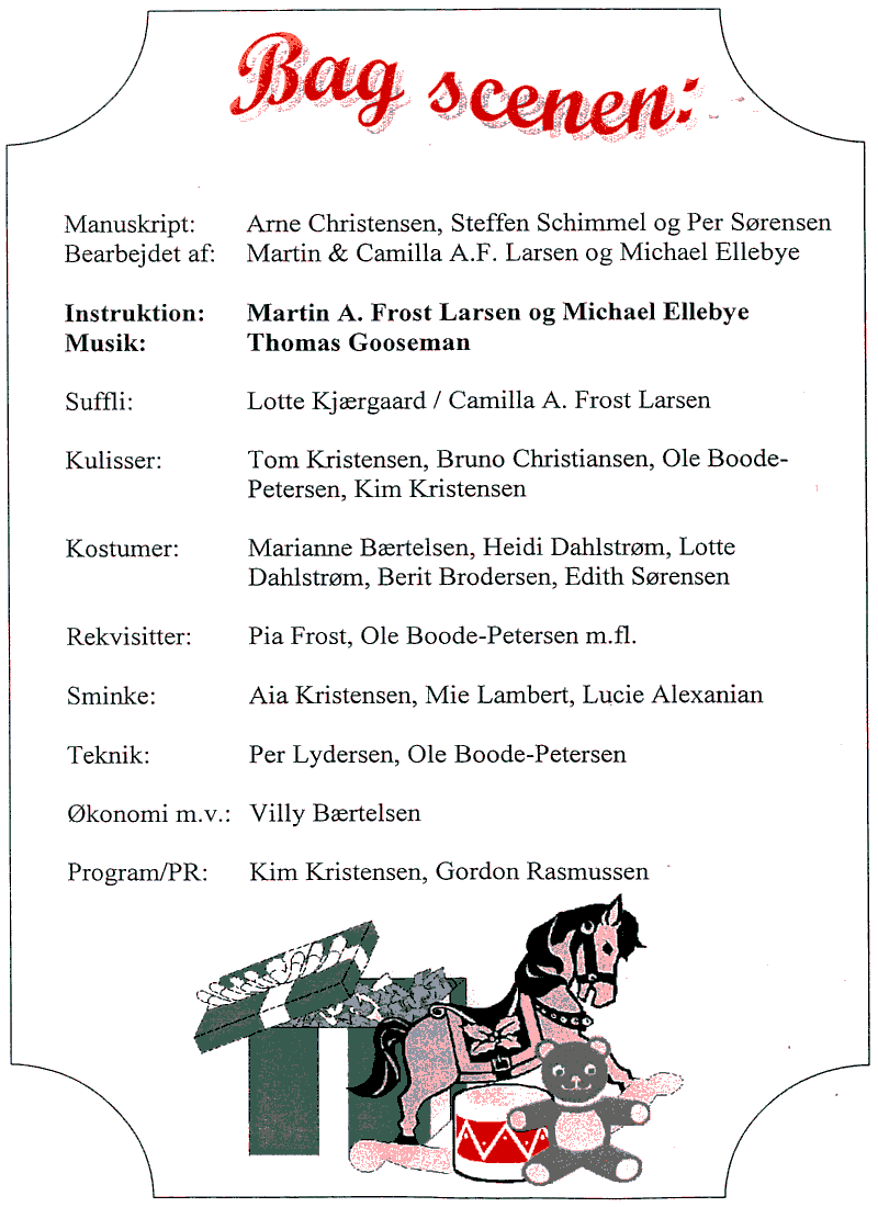Program side 1 for 'Juleknas og Juleknus..', 2008